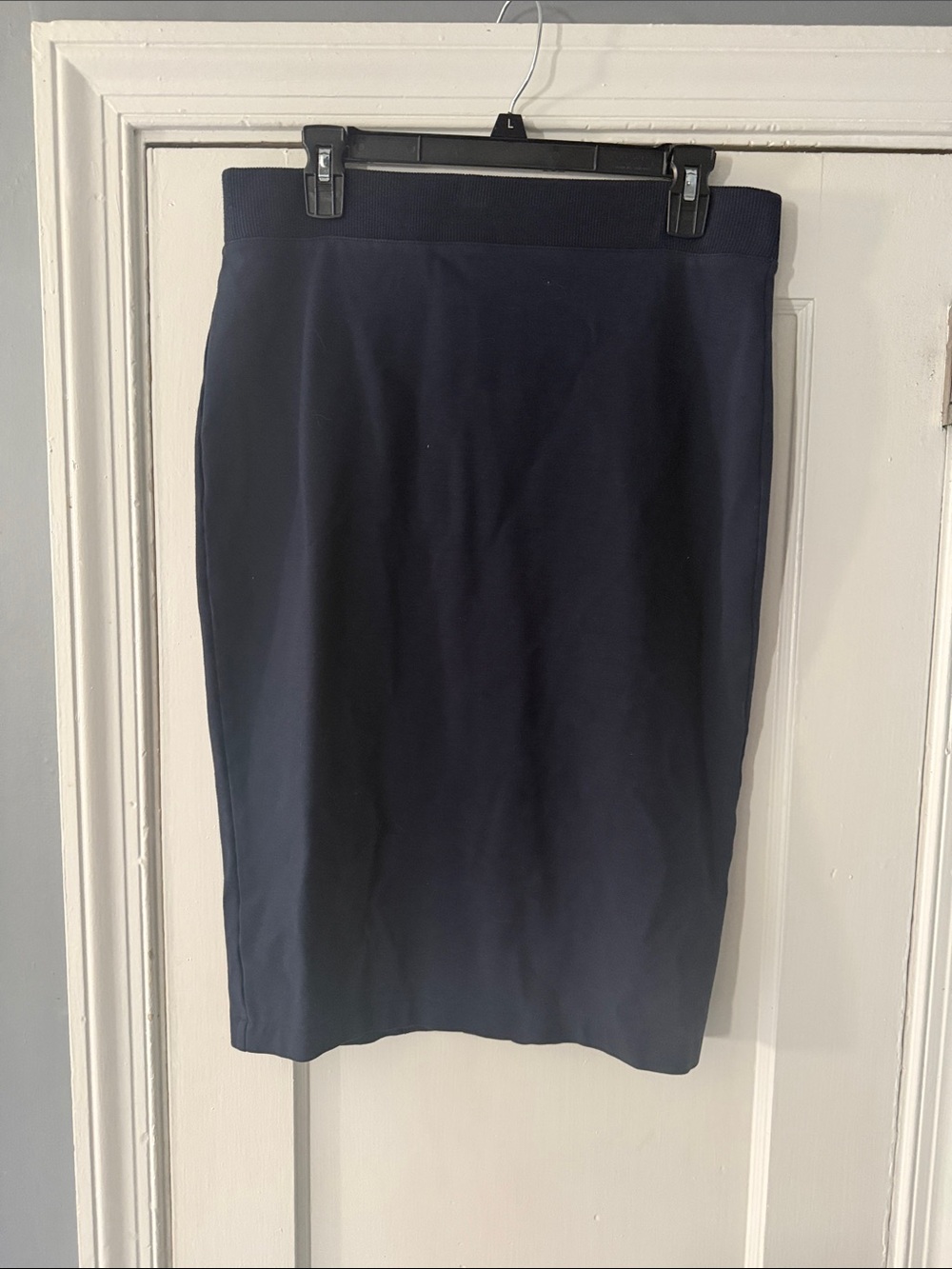 Classic Navy Pencil Skirt - Women's Tailored Skirt Banana Republic sz M